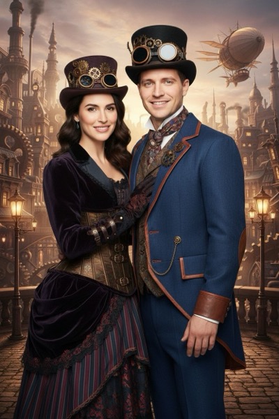 Steampunk Victorian - AI Portrait Transformation