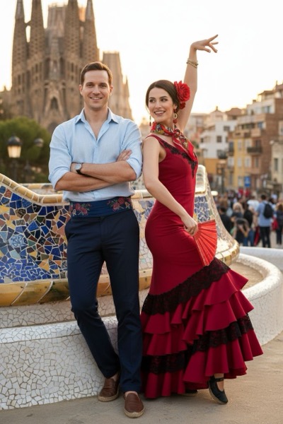 Barcelona, Spain - AI Portrait Transformation