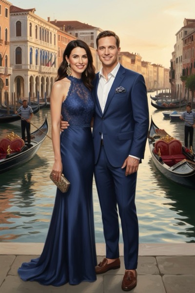 Venice, Italy - AI Portrait Transformation