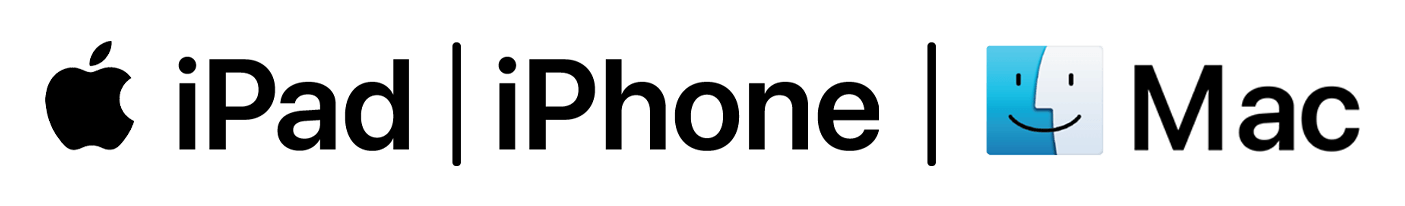 Apple iPad, iPhone, Mac Logo